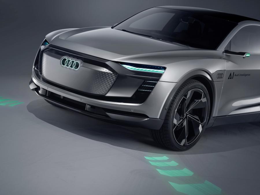 Детали экстерьера Audi Elaine Concept 2017 года  (фото 5 из 9)